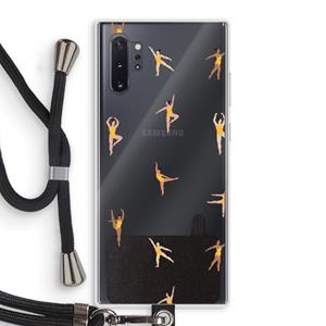 CaseCompany Dans #2: Samsung Galaxy Note 10 Plus Transparant Hoesje met koord