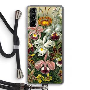 CaseCompany Haeckel Orchidae: Samsung Galaxy S21 Plus Transparant Hoesje met koord