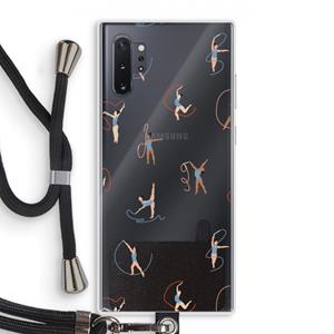 CaseCompany Dancing #3: Samsung Galaxy Note 10 Plus Transparant Hoesje met koord