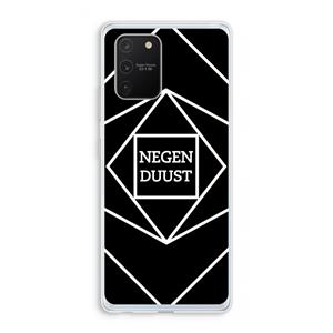 CaseCompany Negenduust geometrisch: Samsung Galaxy S10 Lite Transparant Hoesje