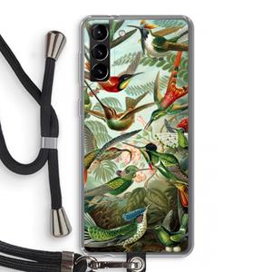 CaseCompany Haeckel Trochilidae: Samsung Galaxy S21 Plus Transparant Hoesje met koord