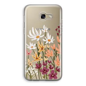 CaseCompany Painted wildflowers: Samsung Galaxy A5 (2017) Transparant Hoesje
