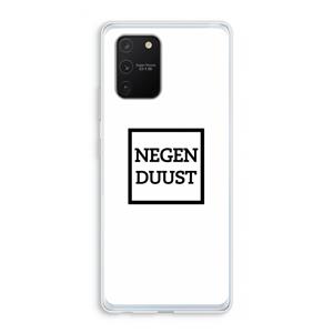 CaseCompany Negenduust vierkant: Samsung Galaxy S10 Lite Transparant Hoesje