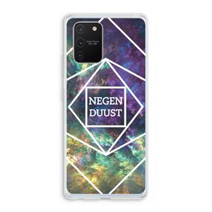 CaseCompany Negenduust ruimte: Samsung Galaxy S10 Lite Transparant Hoesje
