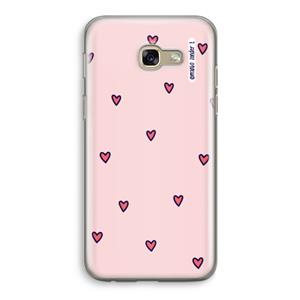 CaseCompany Hartjes: Samsung Galaxy A5 (2017) Transparant Hoesje