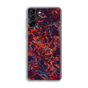 CaseCompany Lucifer: Samsung Galaxy S21 Plus Transparant Hoesje