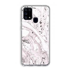 CaseCompany Mengelmoes: Samsung Galaxy M31 Transparant Hoesje