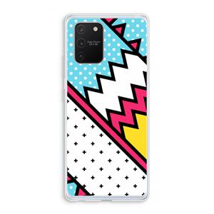 CaseCompany Pop Art #2: Samsung Galaxy S10 Lite Transparant Hoesje