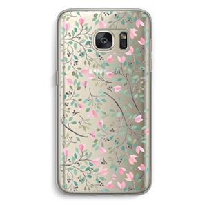 CaseCompany Sierlijke bloemen: Samsung Galaxy S7 Transparant Hoesje