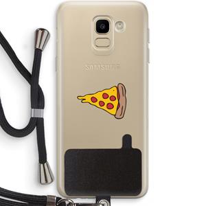 CaseCompany You Complete Me #1: Samsung Galaxy J6 (2018) Transparant Hoesje met koord