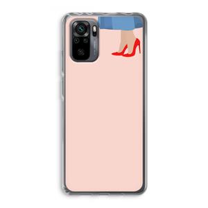 CaseCompany High heels: Xiaomi Redmi Note 10 Pro Transparant Hoesje