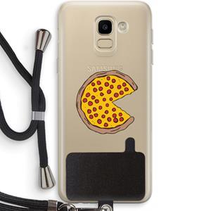 CaseCompany You Complete Me #2: Samsung Galaxy J6 (2018) Transparant Hoesje met koord