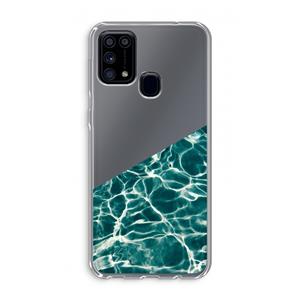 CaseCompany Weerkaatsing water: Samsung Galaxy M31 Transparant Hoesje