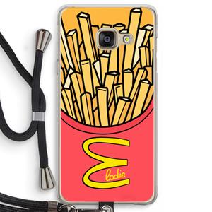 CaseCompany McElodie: Samsung Galaxy A3 (2016) Transparant Hoesje met koord