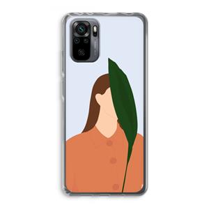 CaseCompany Leaf: Xiaomi Redmi Note 10 Pro Transparant Hoesje