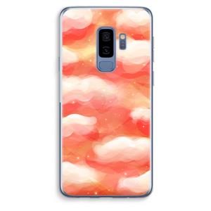 CaseCompany Lichte Wolken: Samsung Galaxy S9 Plus Transparant Hoesje