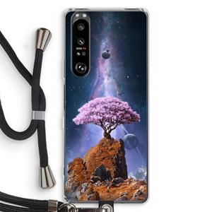 CaseCompany Ambition: Sony Xperia 1 III Transparant Hoesje met koord