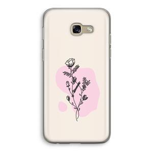 CaseCompany Roses are red: Samsung Galaxy A5 (2017) Transparant Hoesje