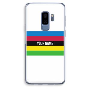 CaseCompany WK Wielrennen: Samsung Galaxy S9 Plus Transparant Hoesje