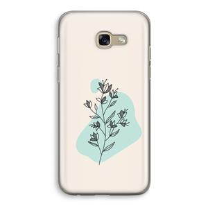 CaseCompany Violets are blue: Samsung Galaxy A5 (2017) Transparant Hoesje