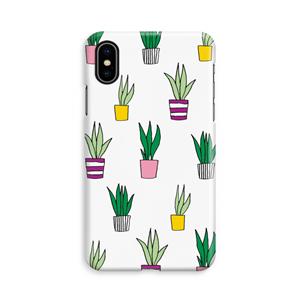 CaseCompany Sanseveria: iPhone Xs Volledig Geprint Hoesje