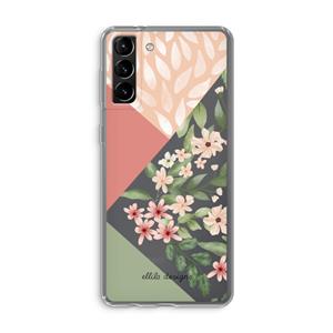 CaseCompany Sweet heaven geometrics: Samsung Galaxy S21 Plus Transparant Hoesje