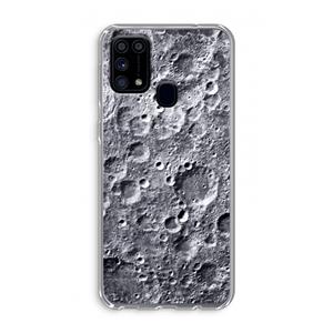 CaseCompany Maanlandschap: Samsung Galaxy M31 Transparant Hoesje