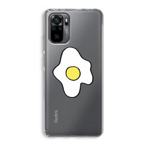 CaseCompany Spiegelei: Xiaomi Redmi Note 10 Pro Transparant Hoesje