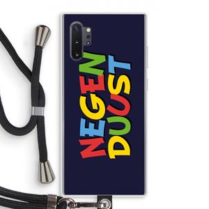 CaseCompany 90's One: Samsung Galaxy Note 10 Plus Transparant Hoesje met koord