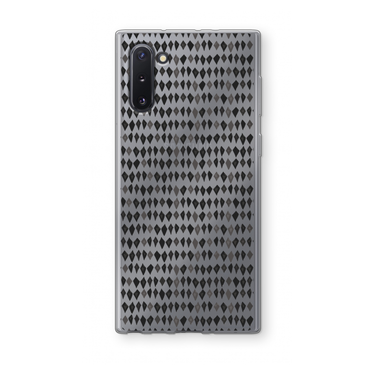 CaseCompany Crazy shapes: Samsung Galaxy Note 10 Transparant Hoesje