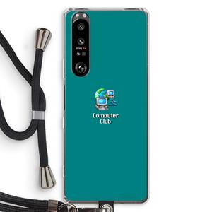 CaseCompany Win98: Sony Xperia 1 III Transparant Hoesje met koord
