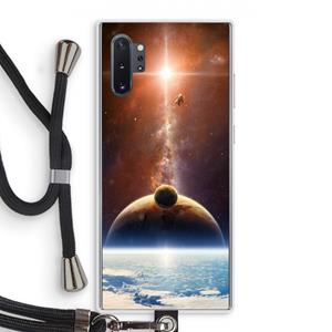 CaseCompany Omicron 2019: Samsung Galaxy Note 10 Plus Transparant Hoesje met koord