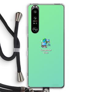 CaseCompany Win98: Sony Xperia 1 III Transparant Hoesje met koord