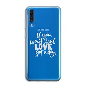 CaseCompany Partner in crime: Samsung Galaxy A50 Transparant Hoesje