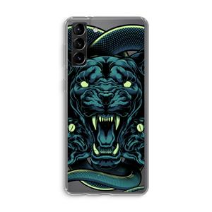 CaseCompany Cougar and Vipers: Samsung Galaxy S21 Plus Transparant Hoesje