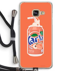 CaseCompany S(peach)less: Samsung Galaxy A3 (2016) Transparant Hoesje met koord