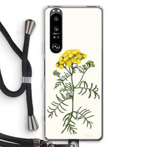 CaseCompany Tansy: Sony Xperia 1 III Transparant Hoesje met koord