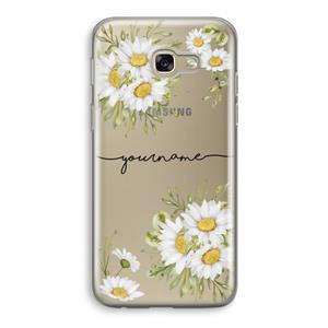 CaseCompany Daisies: Samsung Galaxy A5 (2017) Transparant Hoesje