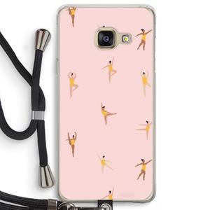 CaseCompany Dans #2: Samsung Galaxy A3 (2016) Transparant Hoesje met koord