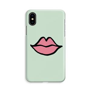 CaseCompany Kusje: iPhone Xs Volledig Geprint Hoesje
