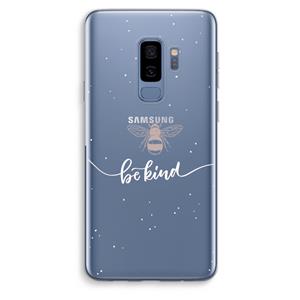 CaseCompany Be(e) kind: Samsung Galaxy S9 Plus Transparant Hoesje