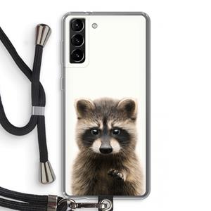 CaseCompany Rocco: Samsung Galaxy S21 Plus Transparant Hoesje met koord