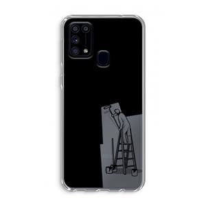 CaseCompany Musketon Painter: Samsung Galaxy M31 Transparant Hoesje