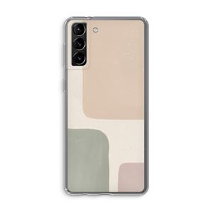 CaseCompany Geo #7: Samsung Galaxy S21 Plus Transparant Hoesje