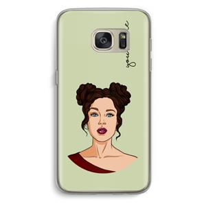 CaseCompany Pop-Art Creator: Samsung Galaxy S7 Transparant Hoesje