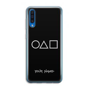 CaseCompany Squid Game: Samsung Galaxy A50 Transparant Hoesje