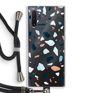 CaseCompany Terrazzo N°13: Samsung Galaxy Note 10 Plus Transparant Hoesje met koord
