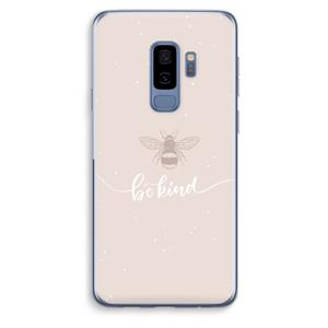 CaseCompany Be(e) kind: Samsung Galaxy S9 Plus Transparant Hoesje