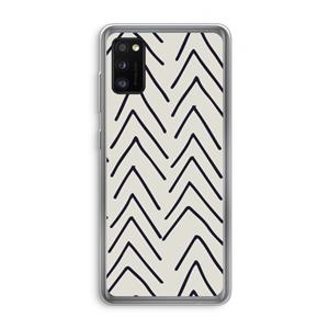 CaseCompany Marrakech Arrows: Samsung Galaxy A41 Transparant Hoesje