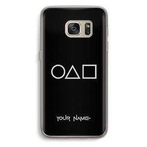 CaseCompany Squid Game: Samsung Galaxy S7 Transparant Hoesje